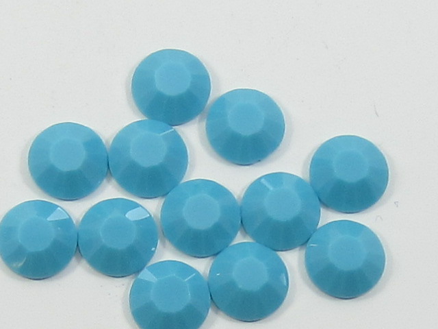 72 pcs. 20ss TURQUOISE (viva) FLATBACK PRECIOSA Rhinestones